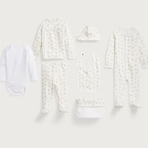 NWT POLO RALPH LAUREN Organic Cotton 7-Piece Gift Set SZ 9 months